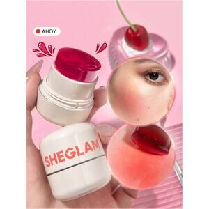 SHEGLAM Jelly Wow Blush Stick – Ahoy Shade – Lip & Cheek Tint in Coral Orange